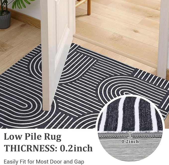 ROYHOME Washable Rug 9x12 Area Rugs