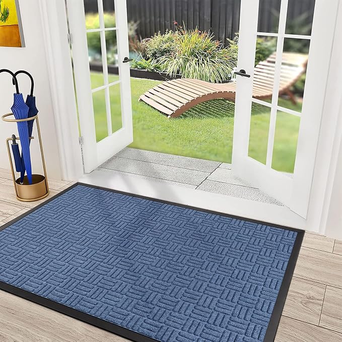 Mibao Front Door Mat, Heavy Duty Durable Welcome Mat