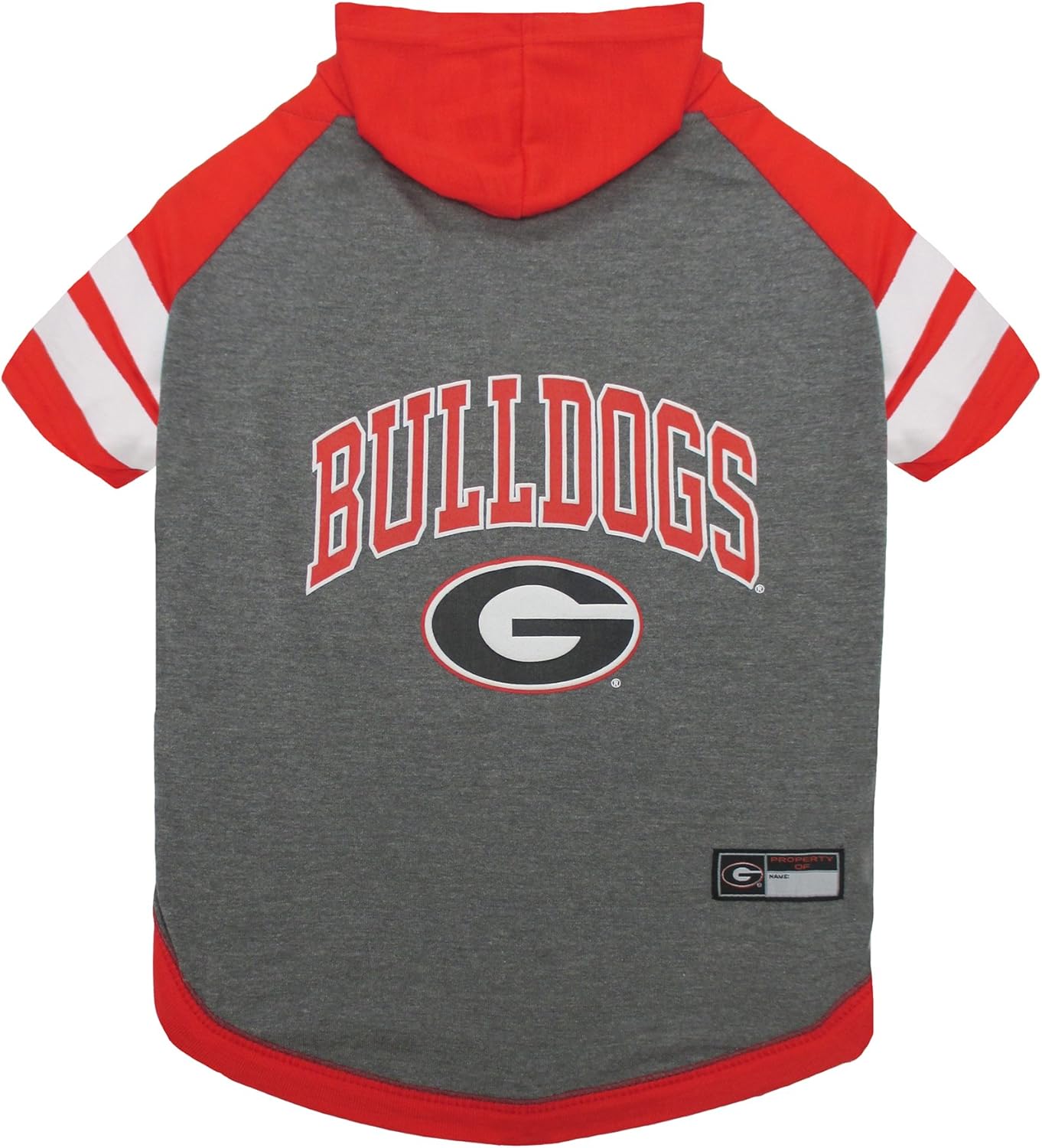 Pets First NCAA Georgia Bulldogs Hoodie for Dogs & Cats, Small. | Collegiate Licensed Dog Hoody Tee Shirt | Sports Hoody T-Shirt for Pets | College Sporty Dog Hoodie Shirt