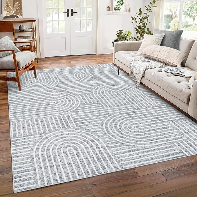 ROYHOME Washable Rug 5x7 Area Rugs