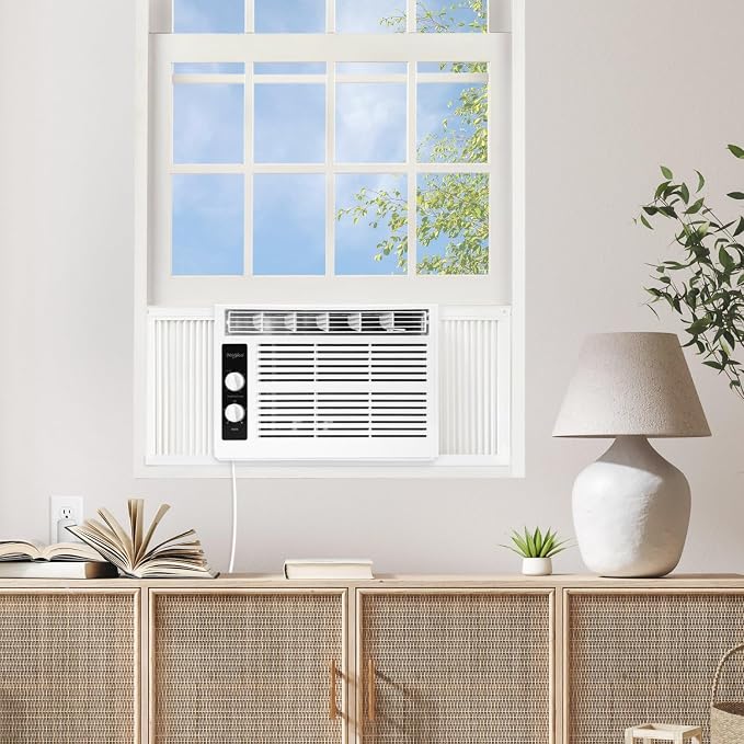 Whirlpool 5, 000 BTU 115V Window Air Conditioner & Dehumidifier