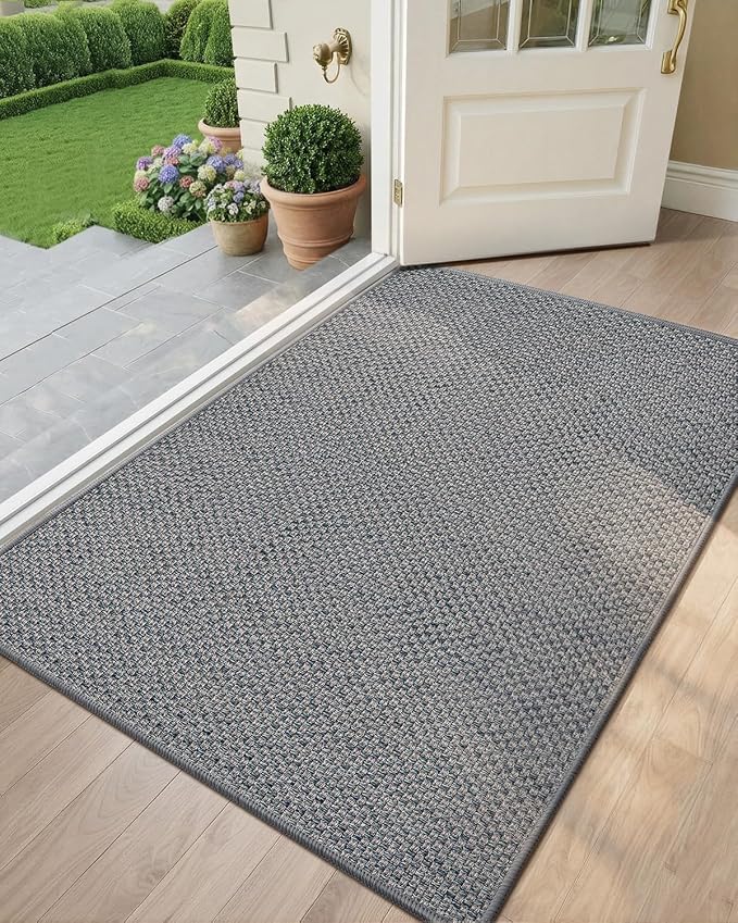 Color&Geometry Ultra-Thin Indoor Door Mat, Washable Doormat