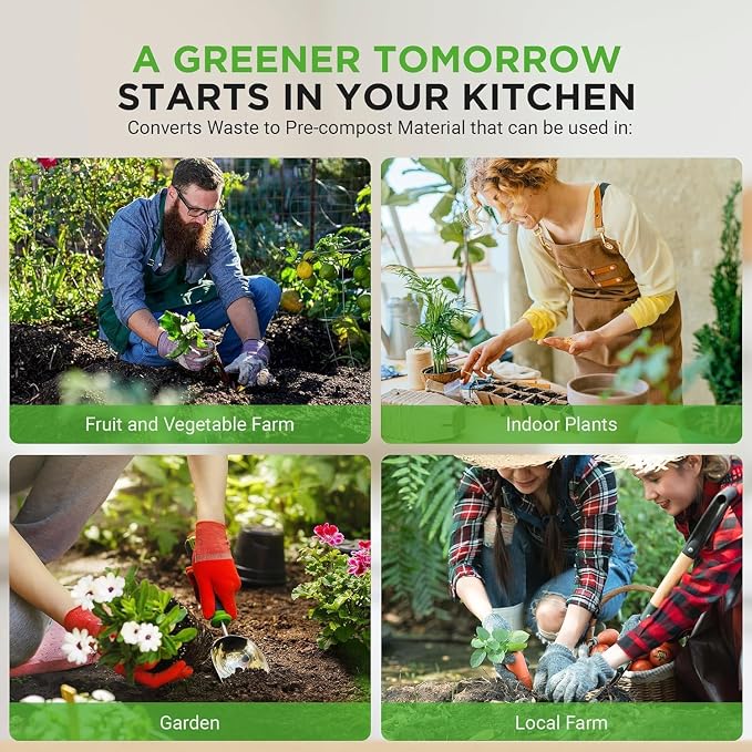 Nutrichef 3L Electric Kitchen Composter