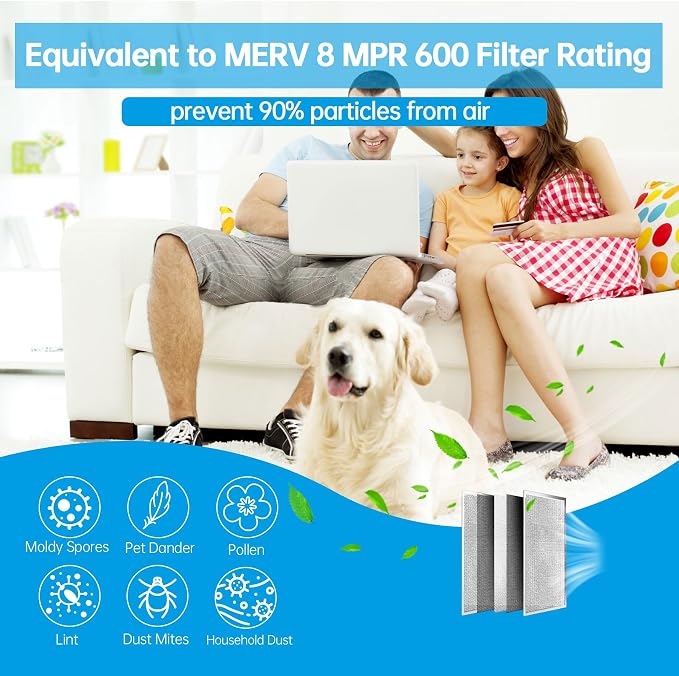 UBeesize 14x30x1 Reusable Electrostatic Air Filter HVAC AC Furnace Filter
