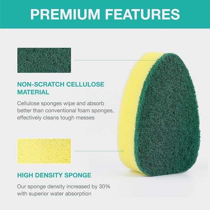 Dishwand Refills Sponges Heads