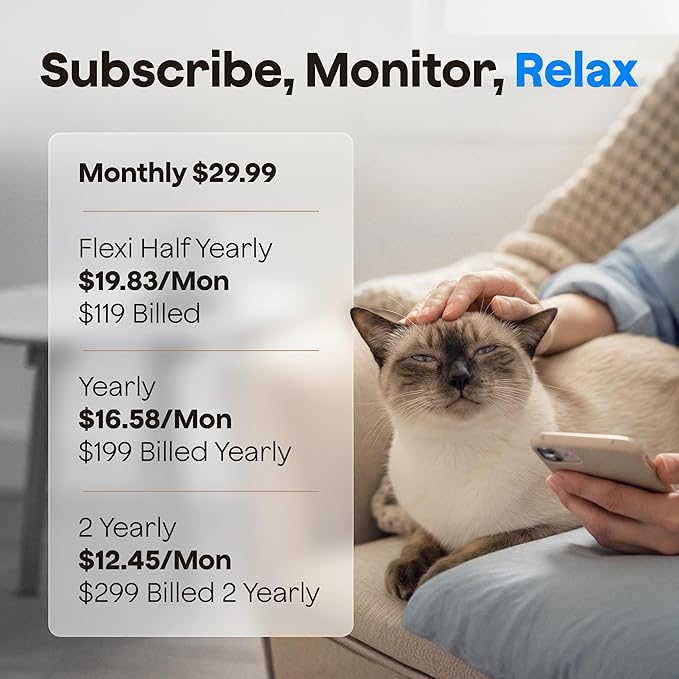 Waggle 4G Pet Temperature Monitor (Lite) - No WiFi Needed - Real Time App, SMS & Email Alerts - RV, Car & Home Safety Device - Power Outage Alerts - Subscription Required