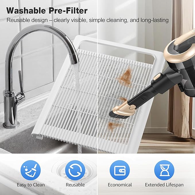 KNKA Air Purifier for Home Bedroom Large Room Up to 1,695 Ft², HEPA Air Cleaner with Washable Pre-Filter, AHAM VERIFIDE, AQI Display, ECO Mode, Pet Mode for Pets, Dust, Pollen, APH4000