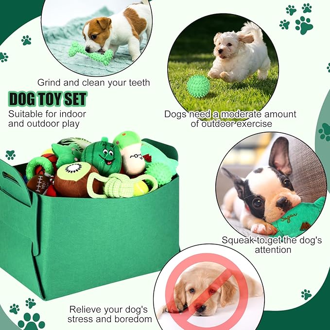 Abbylike 50 Pcs Puppy Supplies Starter Kit for Small Dogs Puppy Essentials Includes Leash, Bowls, Teeth Brushes, Water Bottle, and More Accessories for Dogs Pet Day Welcome Gift(Green)