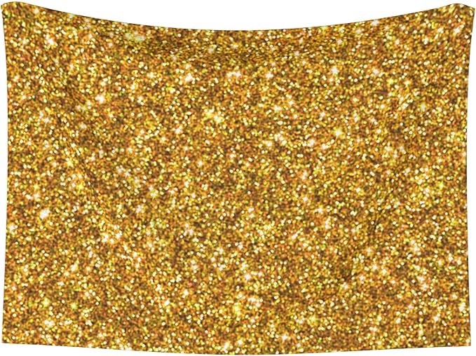Waterproof Dog Blanket Soft Pet Blanket for Puppy Cat, Fleece Cat Throw Blankets for Furniture Bed Couch Sofa Reversible - Gold Glitter 1