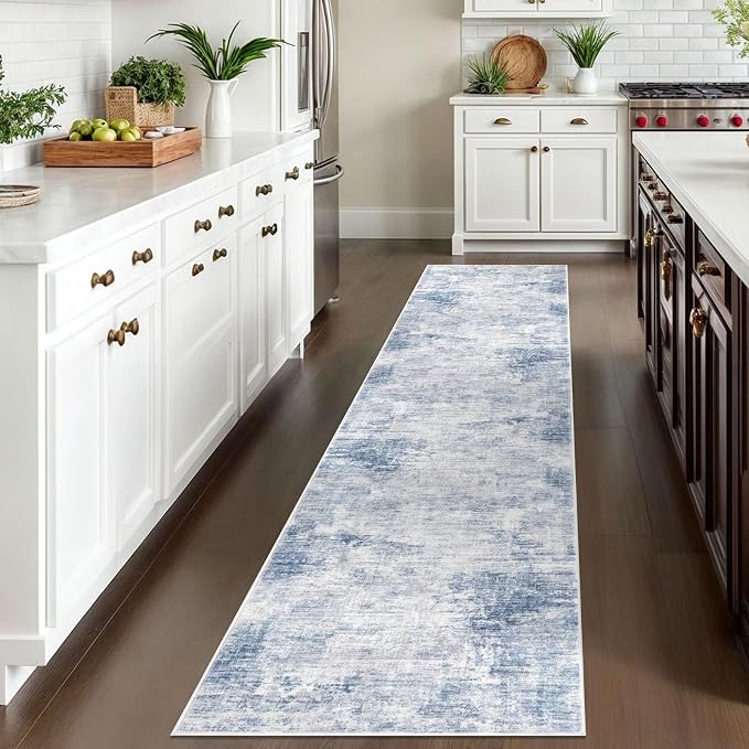 IOHOUZE Abstract Runner Rug 2x10 Ft Washable Runners
