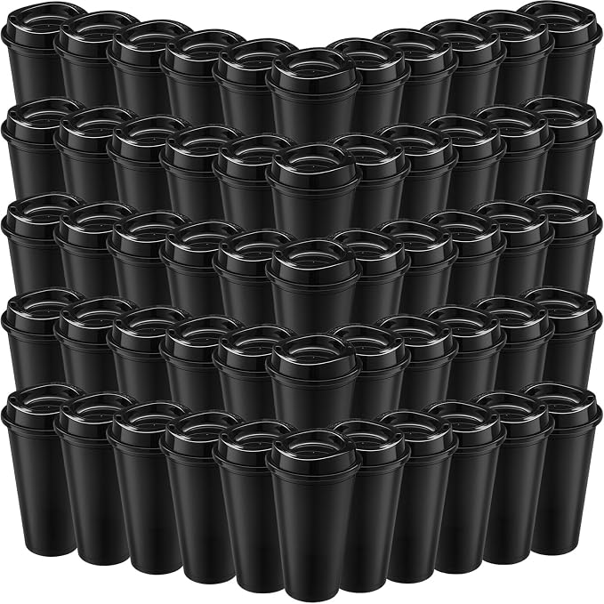 Honeydak 66 Pack 16 oz Reusable Coffee Cups