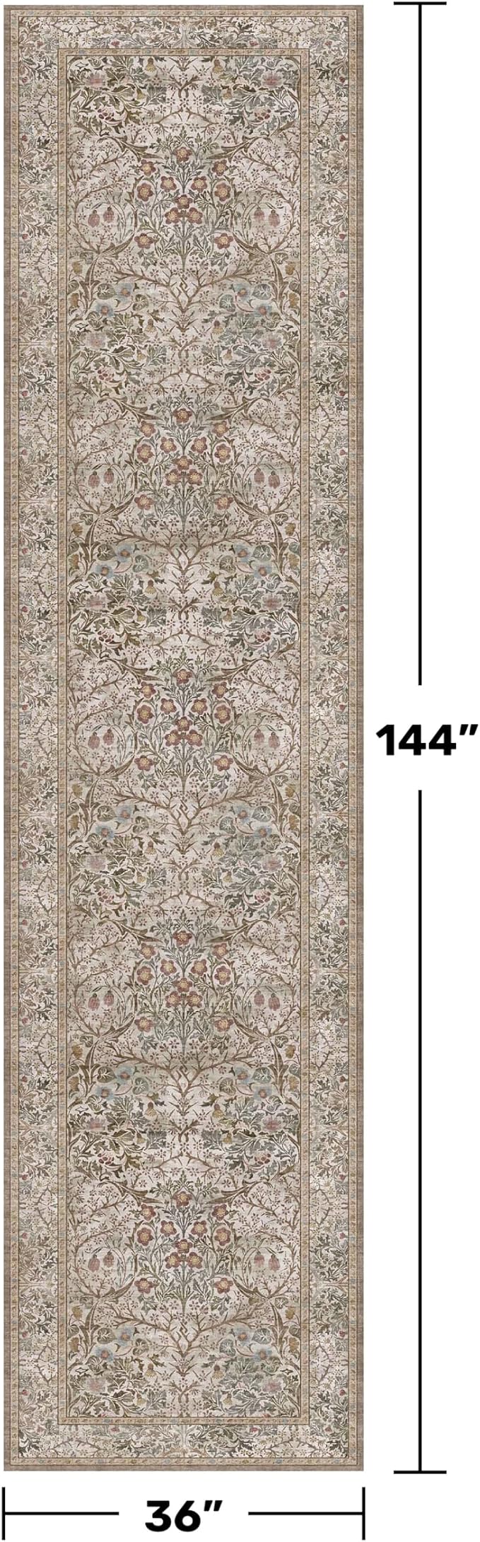 Moss 3x12 Extra Long Wide Runner Rug