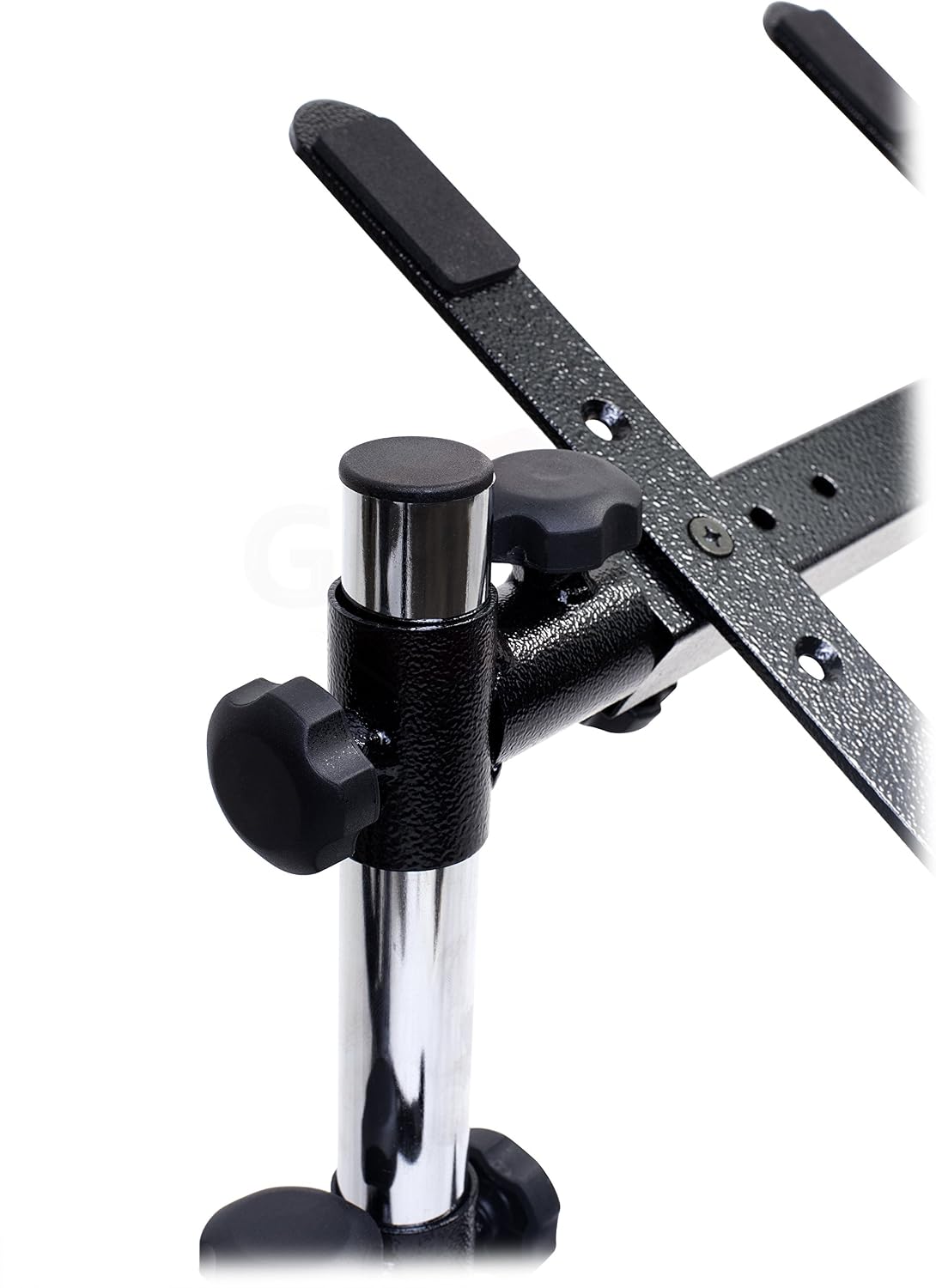 Fat Toad Double DJ Laptop Stand (Table-Top PRO Edition) – 2 Tier Portable PC Computer Equipment Rack with Support Mounts for Music Studio Mixers, Controllers, Monitors & Disc Jockey Booth Gear