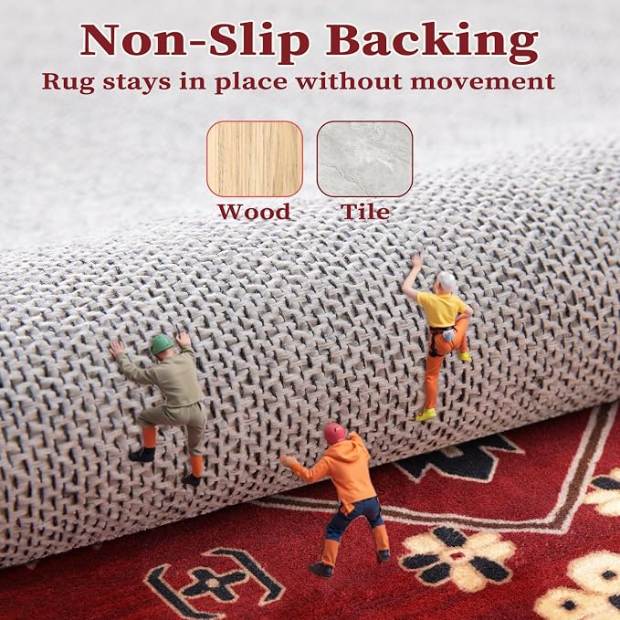 SERISSA Boho Rugs for Entryway, 2x3 Washable Non-Slip Entryway Rug Small Area