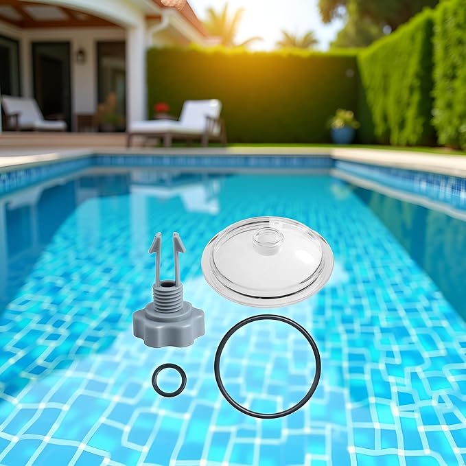 SF80110-1 Leaf Trap Cover Lid, Pool Leaf Trap Cover Lid, O-Ring & Valve
