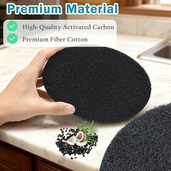 NewKe 12 Pack Natural Carbon Filter Refills