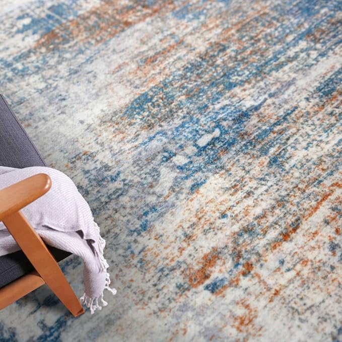 IOHOUZE Abstract Runner Rug 2x12 Ft Washable Runners