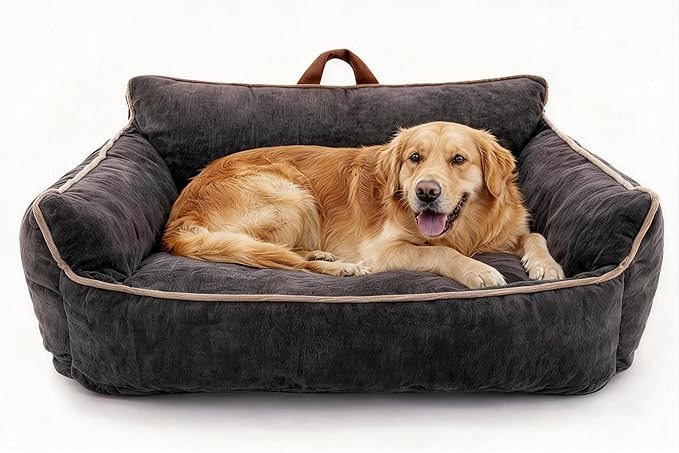 Orthopedic Dog Bed,Large Dog Bed,Memory Foam Washable Dog beds,Medium & Large Dogs,Waterproof,L(30"x24"x14")