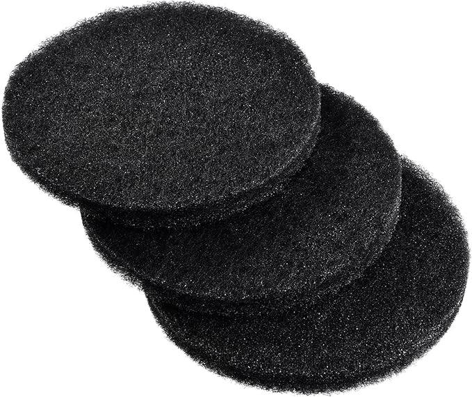 Aquarium Filter Pads Compatible with FX4 / FX5 / FX6 Canister Filter Media Replacement Parts (Polishing Pads, 12 Pcs)