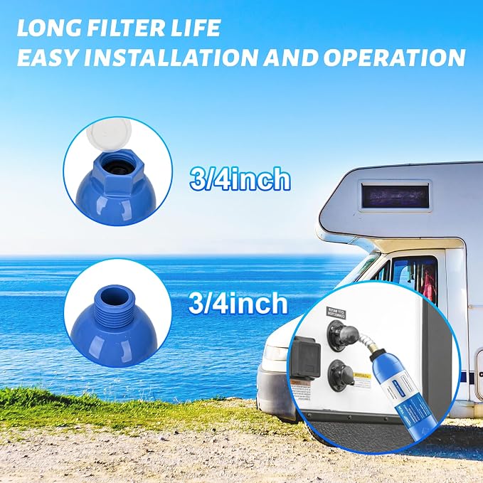 RV Inline/Marine Water Filter