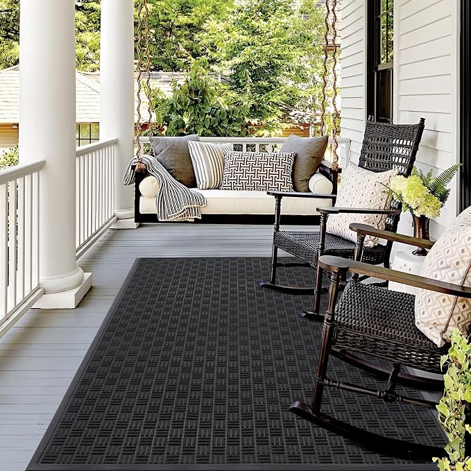 Mibao Front Door Mat, Heavy Duty Durable Welcome Mat