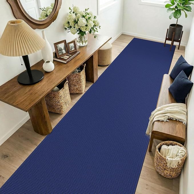 KOZYFLY 3x14 Runners Rugs for Hallway, Long Washable Runner Rug, Non Slip