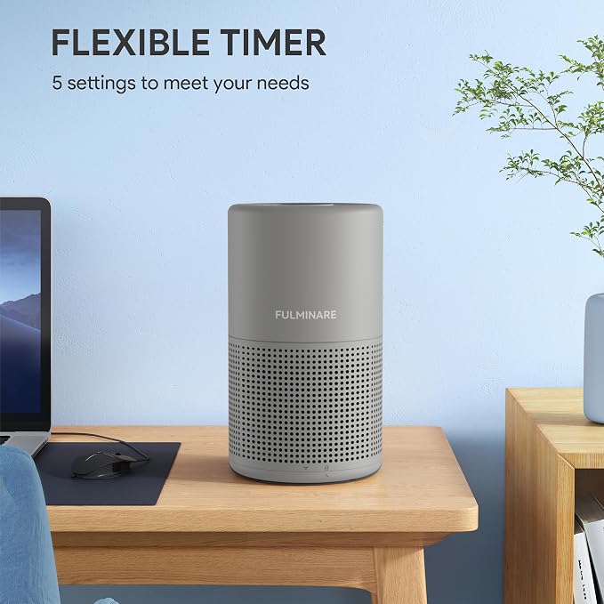 FULMINARE Air Purifiers for Home H13 True HEPA Air Filter Quiet Air Cleaner