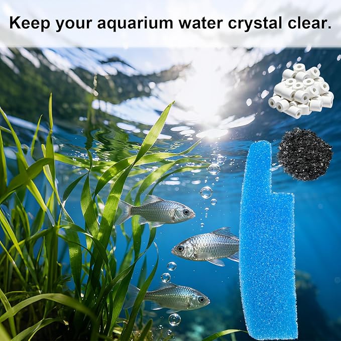4 Set Aquarium Media Maintenance Kit, Replacement