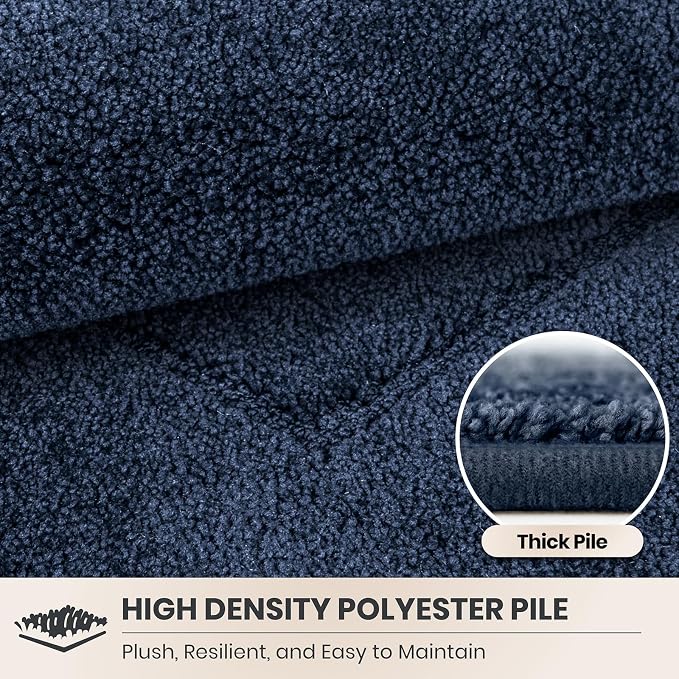 PURRUGS Dirt Trapping Door Mat 24" x 35.5", Non-Slip/Skid Machine Washable