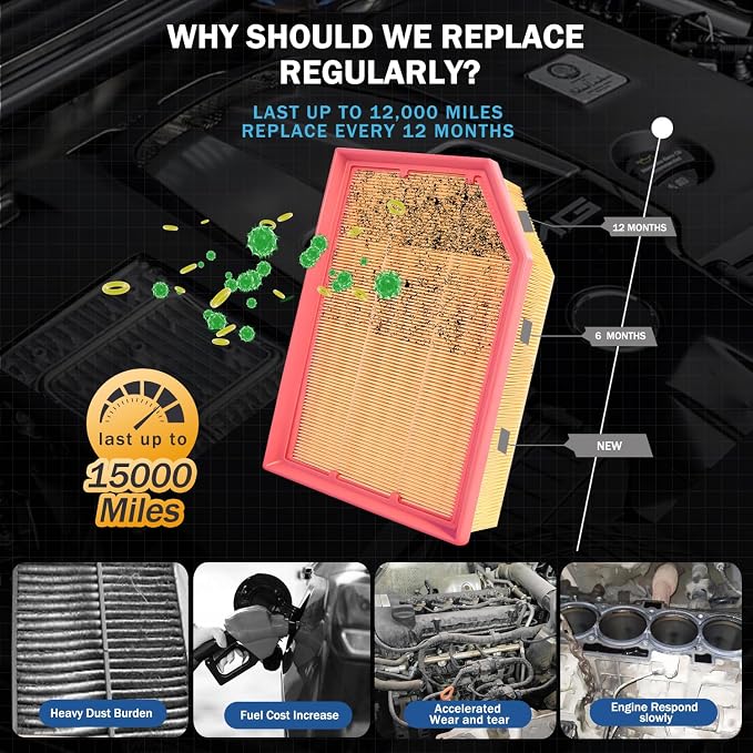 Cabin & Engine Air Filter Set Accessories