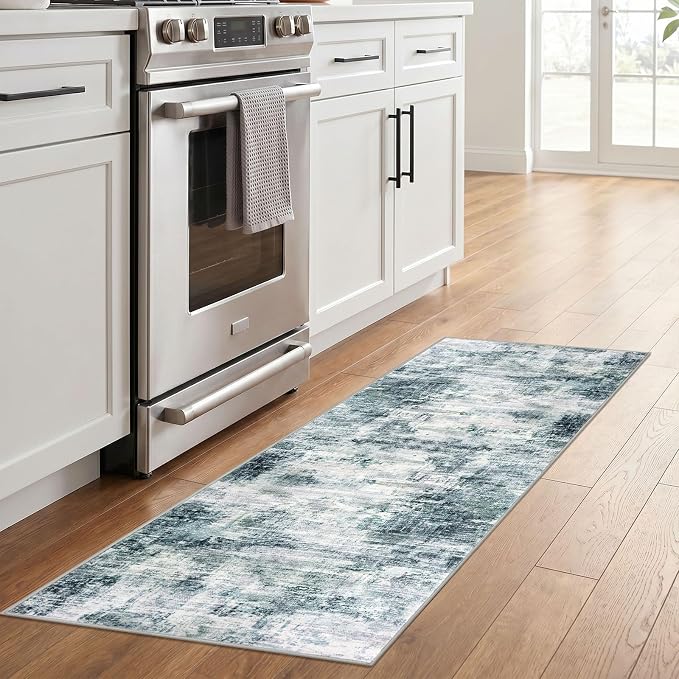 IOHOUZE Abstract Runner Rug 2x6 Ft Washable Runners