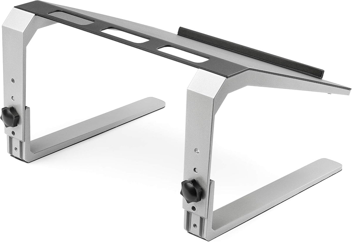 StarTech Adjustable Laptop Stand, Ergonomic Laptop Riser for Desk, Tilted