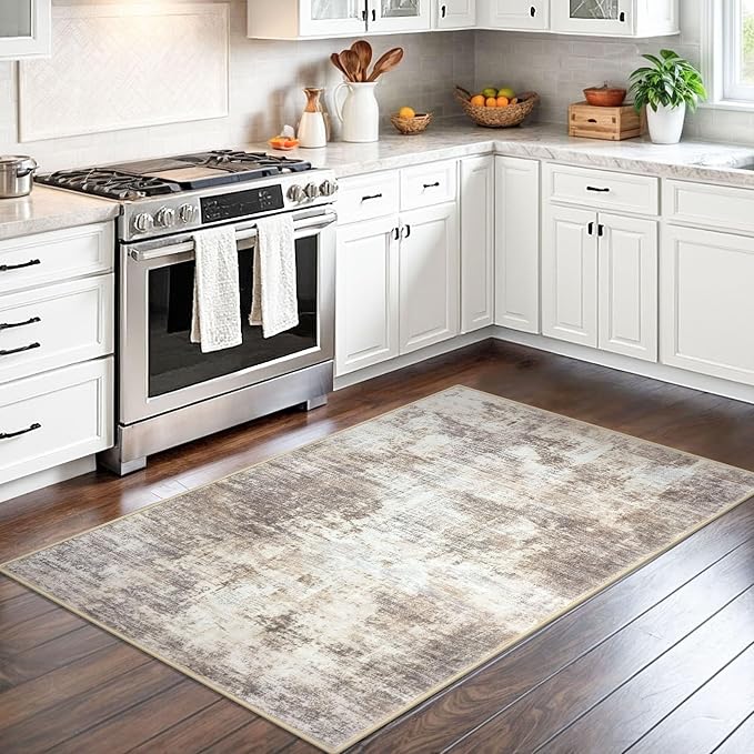 IOHOUZE Abstract Area Rug 3x5 Ft Washable Rugs