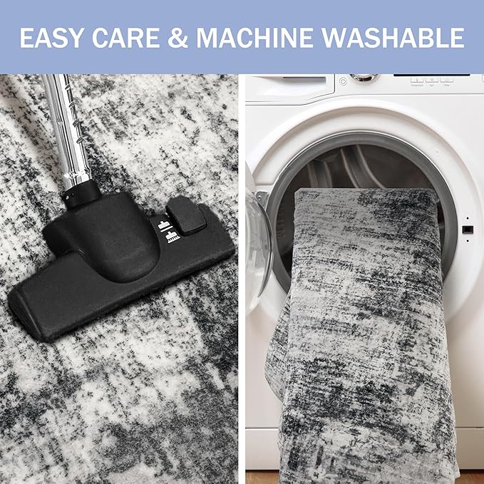 IOHOUZE Abstract Area Rugs 8x10 Ft Washable Large Rugs