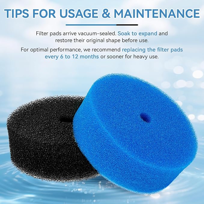Pond Filter Replacement Pads for FP900 & FP1250UV Pressurized Pond Filter