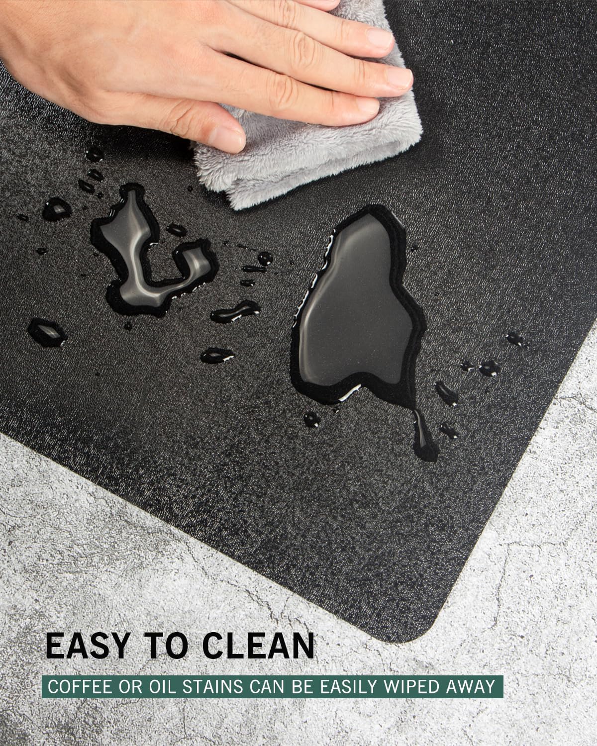 Office Chair Mat for Hard Floors, 48"x60" Waterproof Computer Chair Mat