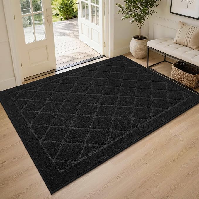BEQHAUSE Dirt Trapper Door Mat 48" x 72", Doormat Non-Slip Entryway Rugs