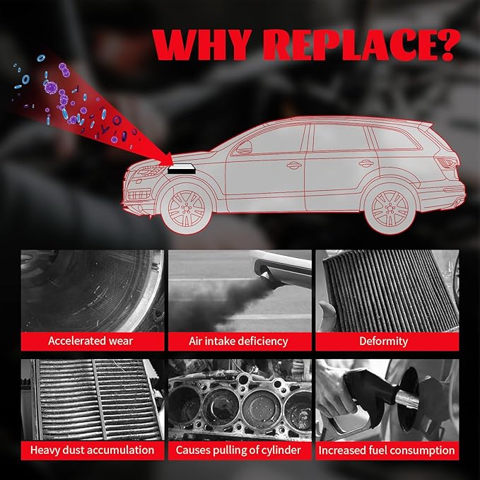 Engine Air Filter, CA12295 Replacement