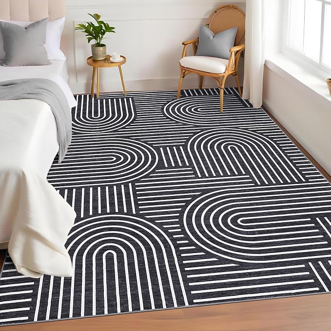 ROYHOME Washable Rug 3x5 Area Rugs