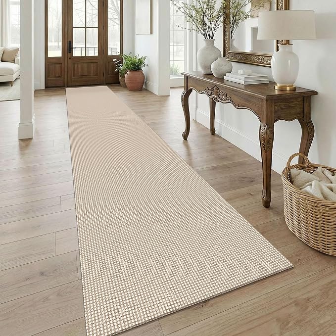 KOZYFLY 3x18 Runners Rugs for Hallway, Extra Long Washable Runner Rug, Non Slip