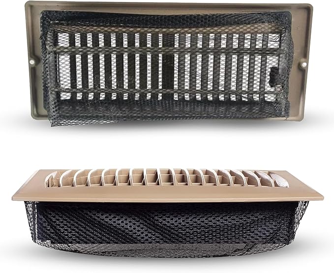 HAAK - Floor Vent Cover Trap, Durable Screen That Attaches Easily to Vent Covers
