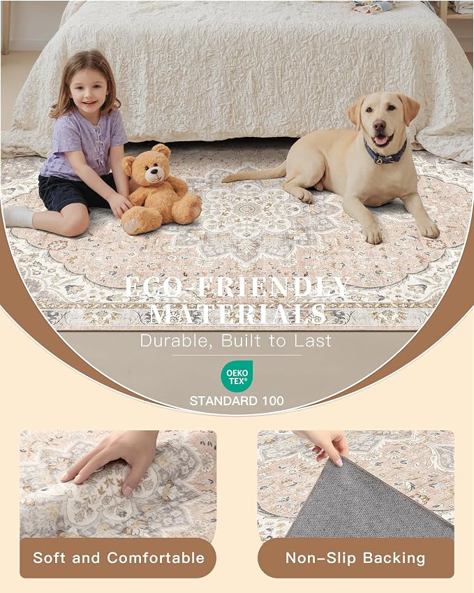 Madane Hallway Runner Rug 2x12, Extra Long Washable Runner Rugs