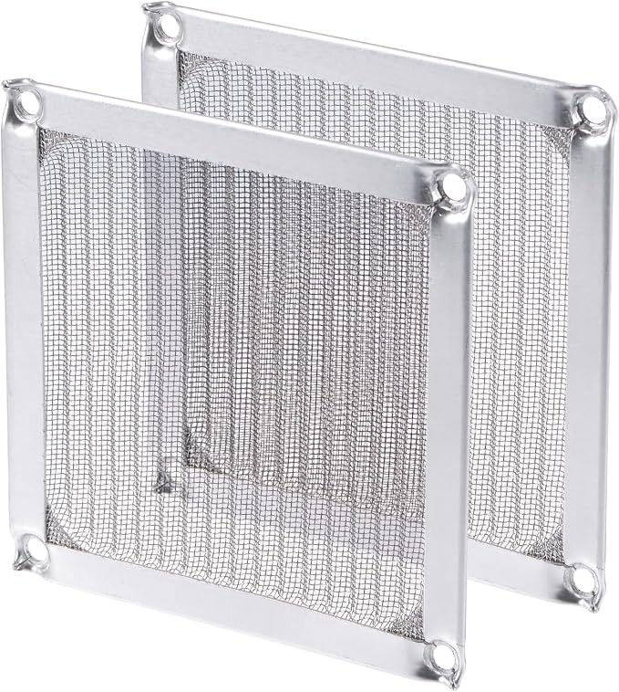 MECCANIXITY 92mm Computer Fan Filter Grills Stainless Steel Mesh Dustproof Case