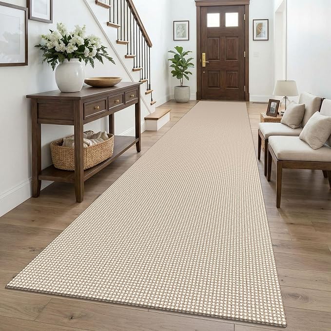 KOZYFLY 3x16 Runners Rugs for Hallway, Extra Long Washable Runner Rug, Non Slip