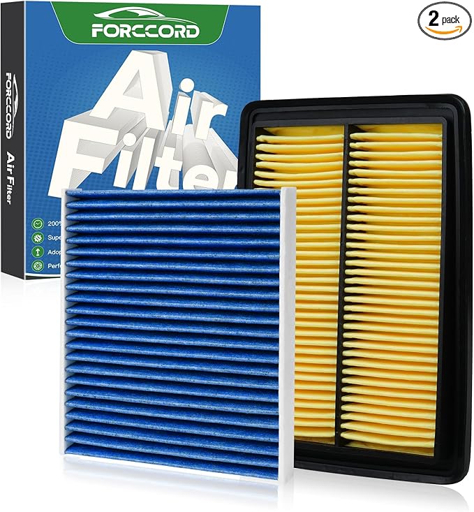 Cabin & Engine Air Filter Fit for Nissan Rogue 2.5L, Rogue 2.0L Hybrid