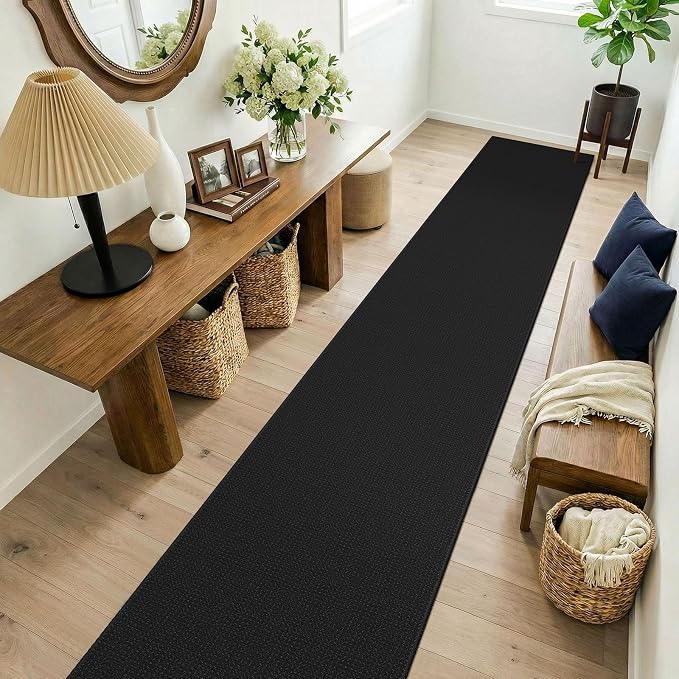 KOZYFLY Black 2x14 Runners Rugs