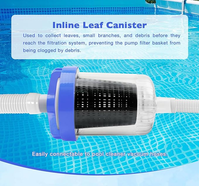 ATRACYPART Inline Pool Leaf Canister Compatible