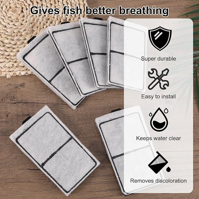6pcs Carbon Filter Cartridges Compatible