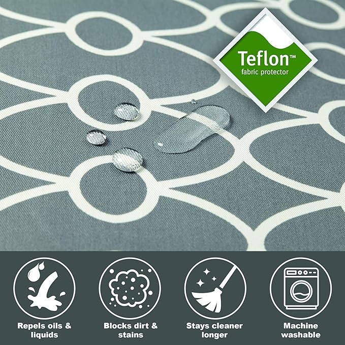 MidWest Homes for Pets Quiet Time Teflon Defender Dog Beds; Pet Beds Designed to Fit Folding Metal Dog Crates, Gray & White Geometric Pattern, 30-Inch