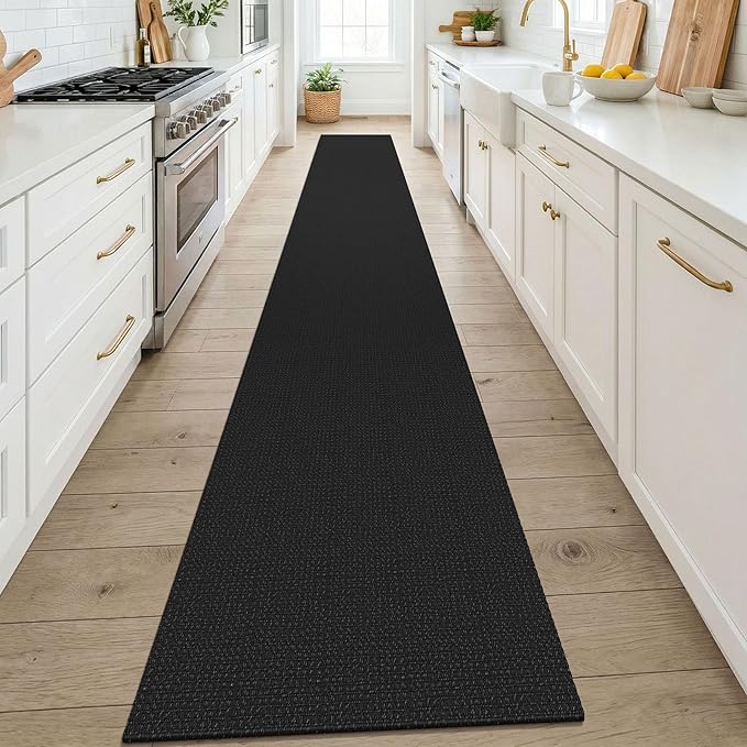 KOZYFLY Black 2x14 Runners Rugs